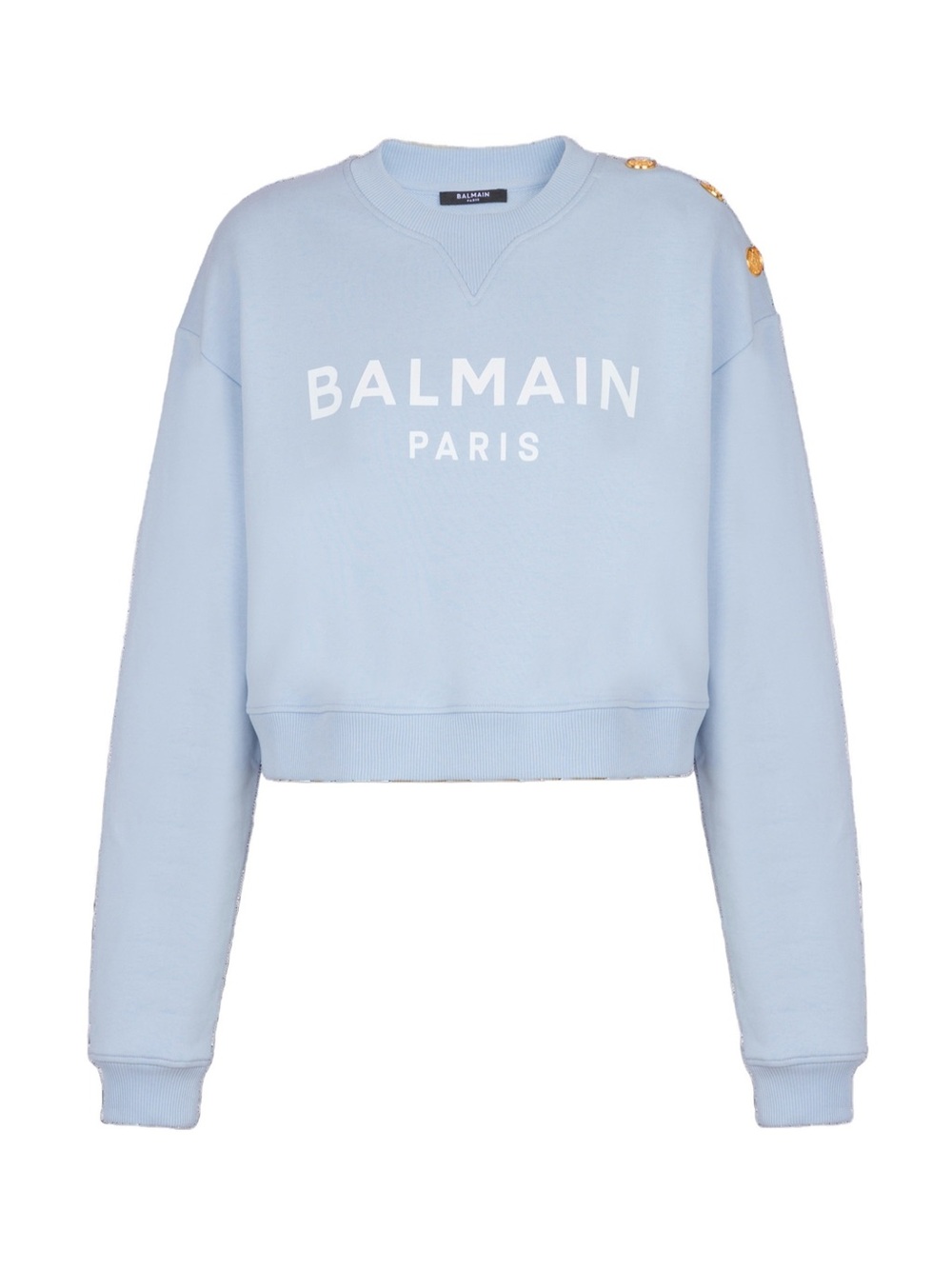 BALMAIN | ✨NEW✨ Printed Balmain Paris Sweatshirt in Soy Blue